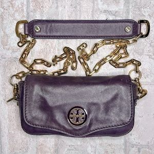Tory Burch Mini Crossbody Leather gold Chain